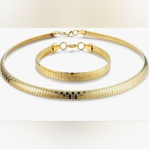 Stainless Steel Braclet and Choker set